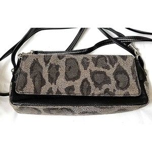 Black Snakeskin Purse Karam Handbags of New York Shoulder Vintage Small Chic